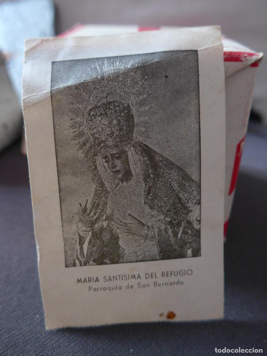 Postales: ESTAMPA RECORDATORIO DE MARIA SANTISIMA DEL REFUGIO PARROQUIA SAN BERNARDO SEVILLA