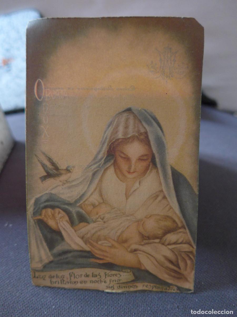 Postales: ESTAMPA RECORDATORIO DE LA COMUNION GENERAL DE LA CONGREGACION DE HIJAS DE MARIA INMACULADA 1954