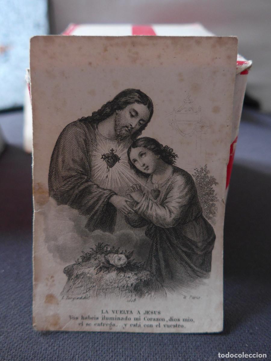 Postales: ESTAMPA RECORDATORIO DE LA VUELTA A JESUS