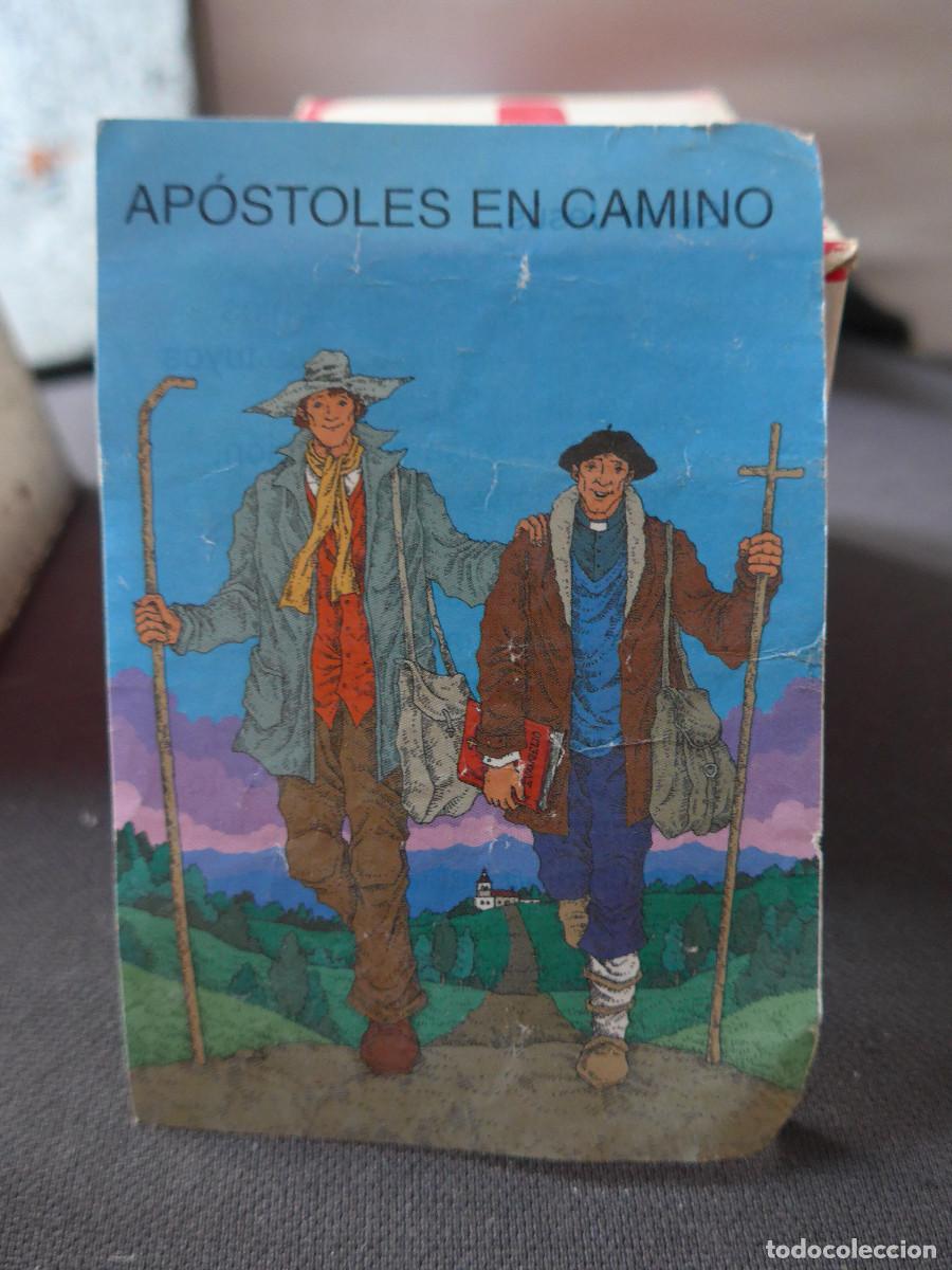 Postales: ESTAMPA RECORDATORIO DE LOS APOSTOLES EN CAMINO