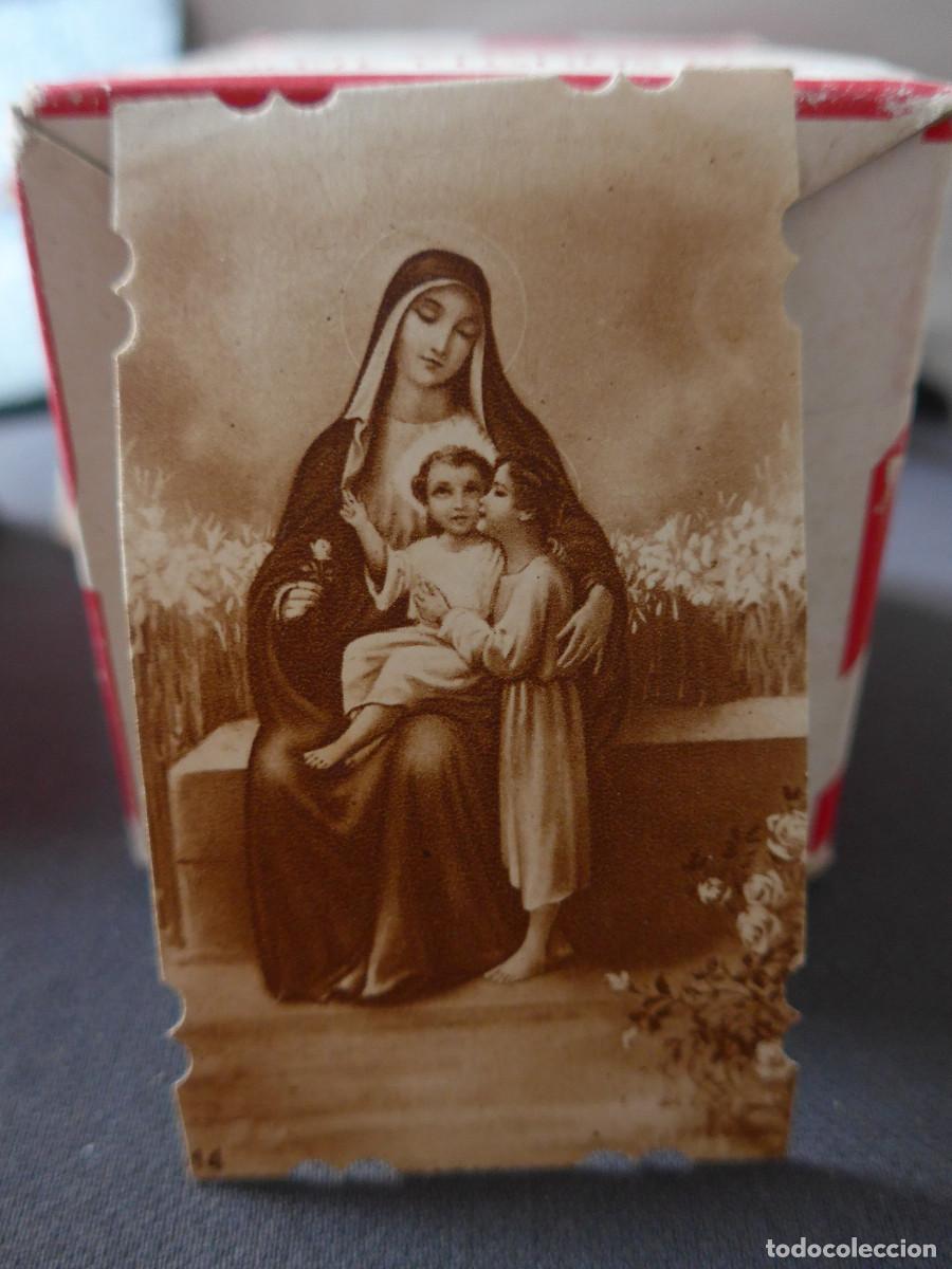 Postales: ESTAMPA RECORDATORIO DE LA VIRGEN MARIA CON EL NI&Ntilde;O JESUS Y SAN JUAN BAUTISTA