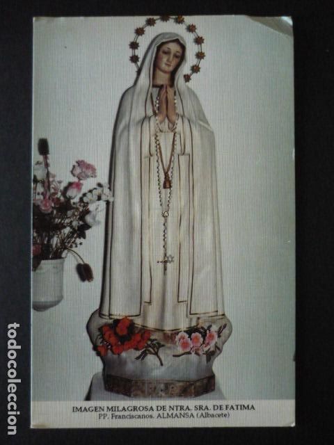Cartoline: ALMANSA ALBACETE NUESTRA SE&Ntilde;ORA DE FATIMA POSTAL