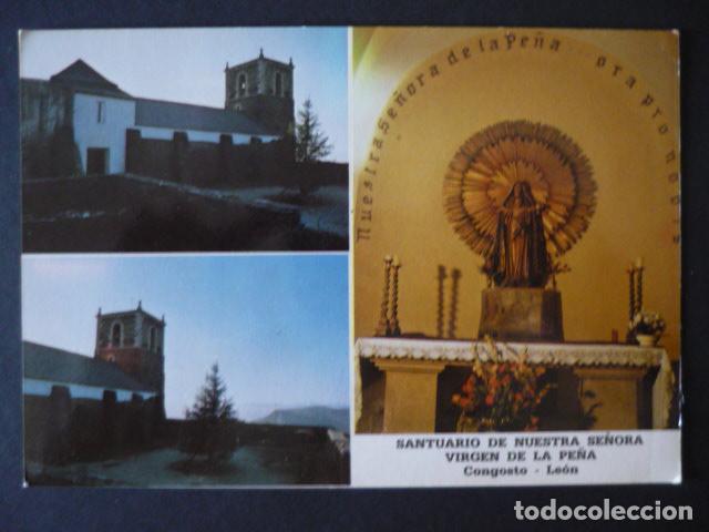 Postales: CONGOSTO LEON NUESTRA SE&Ntilde;ORA DE LA PE&Ntilde;A POSTAL - Foto 1