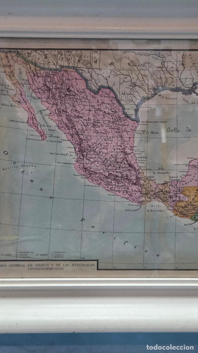 Postales: cuadro con mapa antiguo - Foto 3