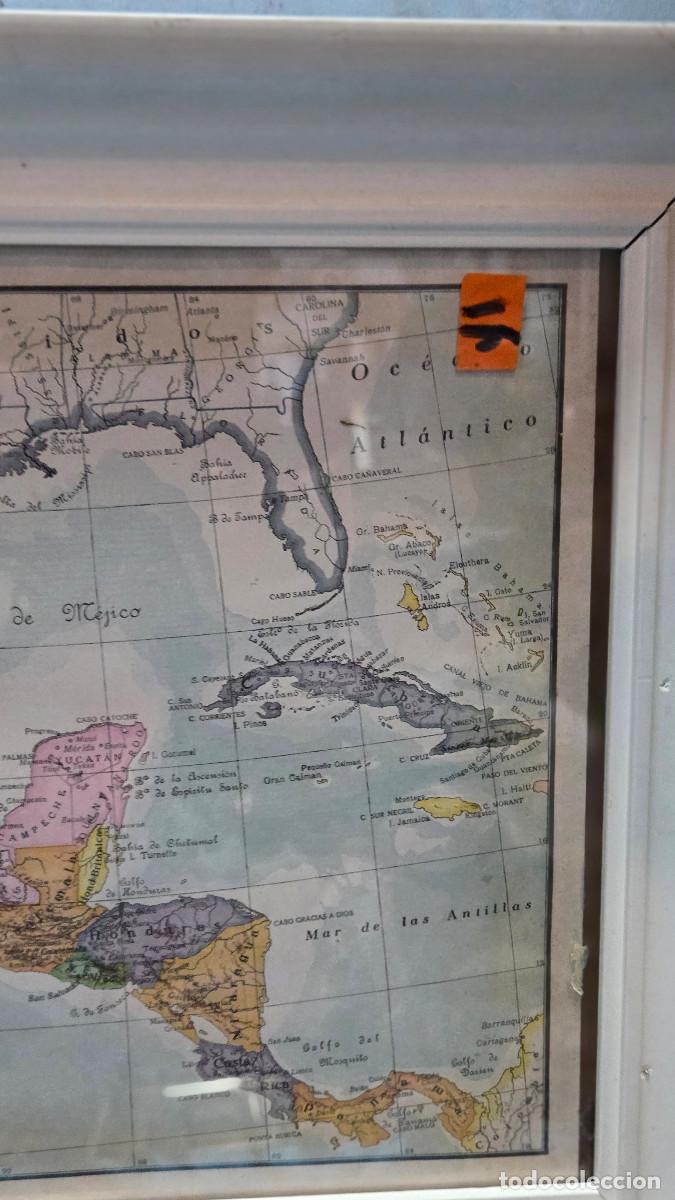 Postales: cuadro con mapa antiguo - Foto 5