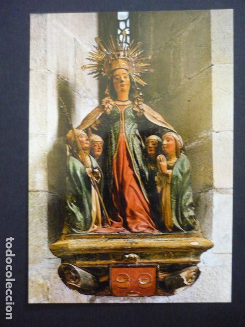 Postales: SANTA MARIA DE LA VALLBONA TARRAGONA VIRGEN CON DONANTES POSTAL