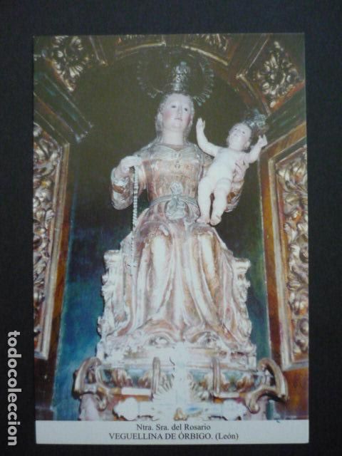 Postales: VEGUELLINA DE ORBIGO LEON NUESTRA SE&Ntilde;ORA DEL ROSARIO POSTAL