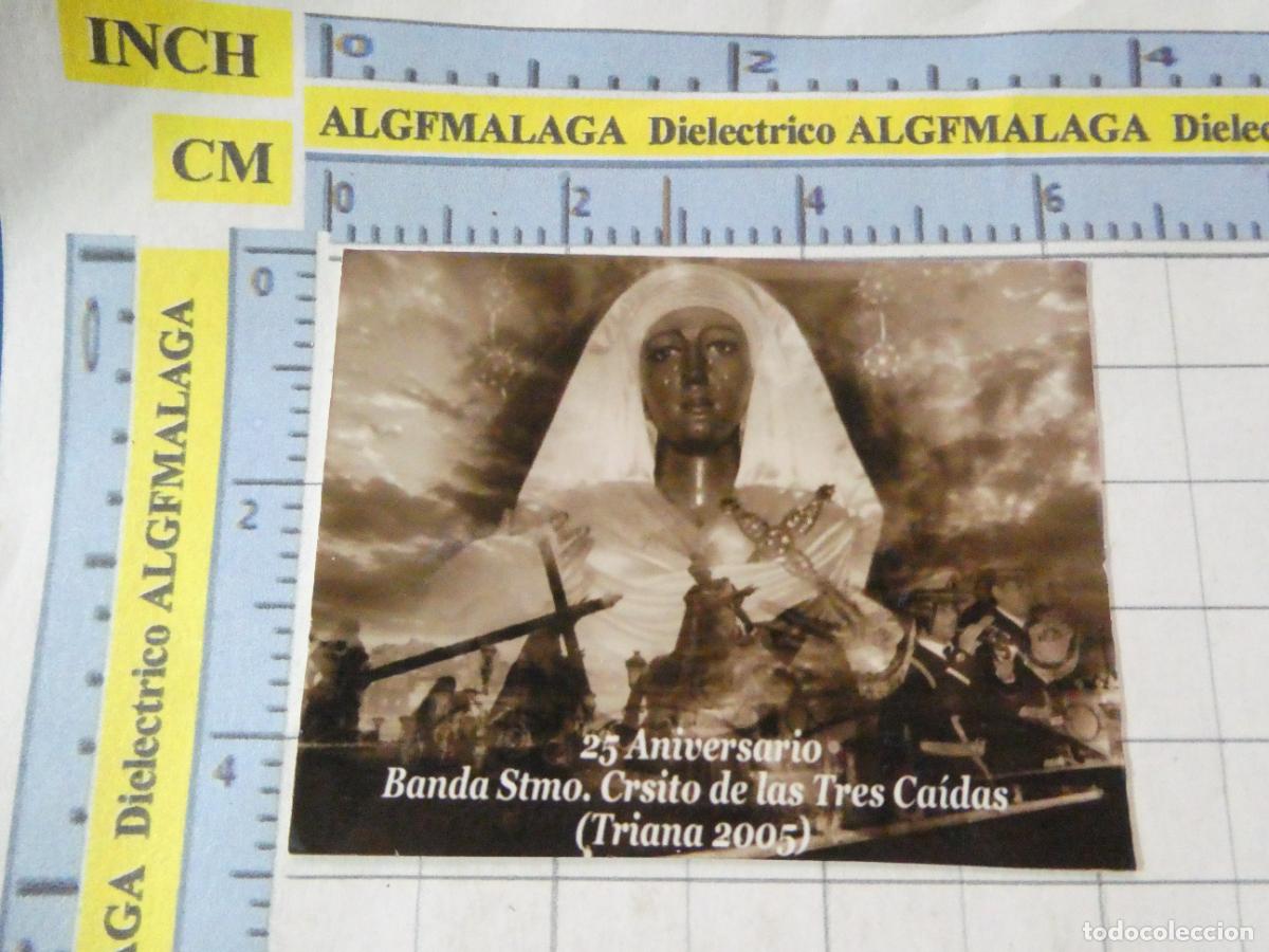 Postales: RECORDATORIO RELIGIOSO SEMANA SANTA. BANDA CRISTO DE LAS TRES CAIDAS 2005. 6