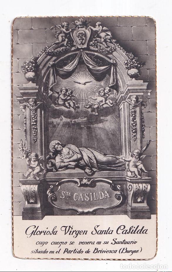 Postales: ESTAMPA. GLORIOSA VIRGEN SANTA CASILDA. SANTUARIO DE BRIVIESCA. BURGOS