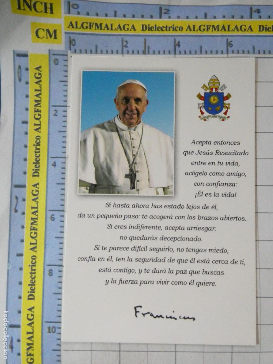 Postales: RECORDATORIO RELIGIOSO SEMANA SANTA. PAPA FRANCISCO I. 16