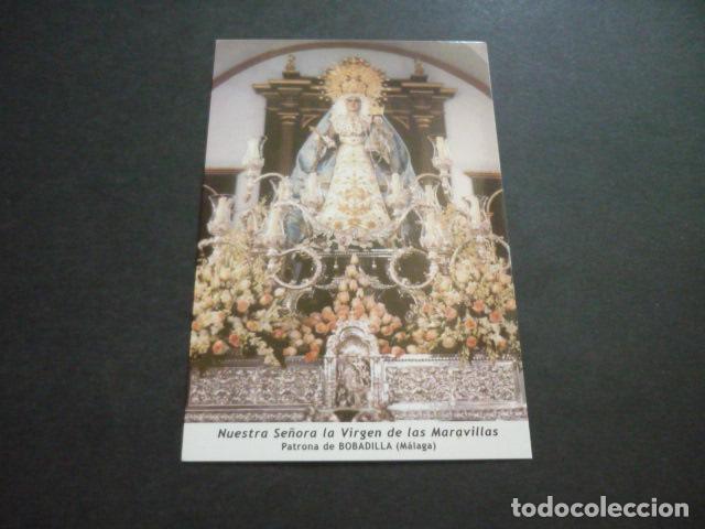 Postcards: BOBADILLA MALAGA NUESTRA SE&Ntilde;ORA DE LAS MARAVILLAS POSTAL