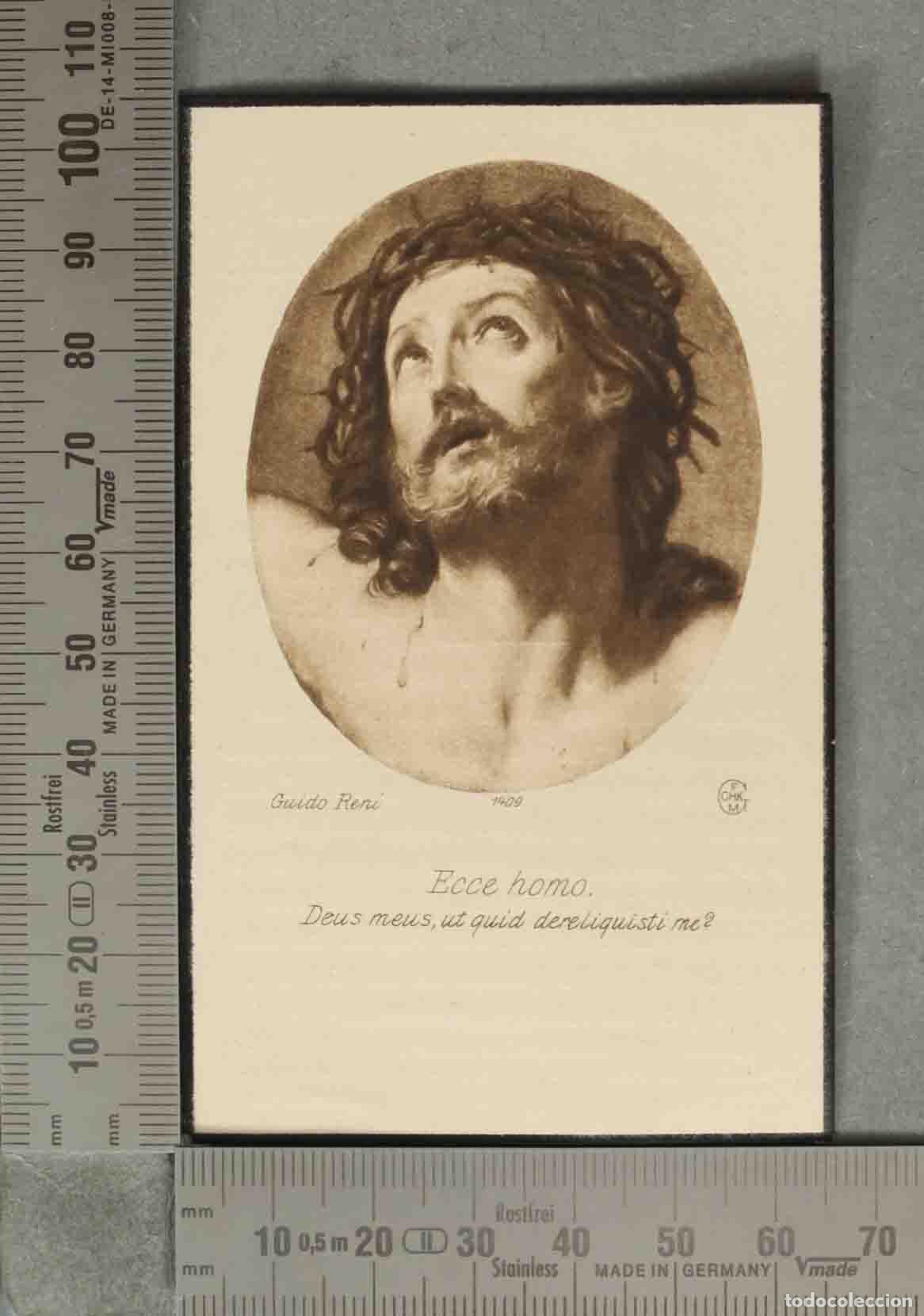 Postales: ESQUELA. Ecce homo - JORGE JORDANA Y DE POZAS ZARAGOZA 1914