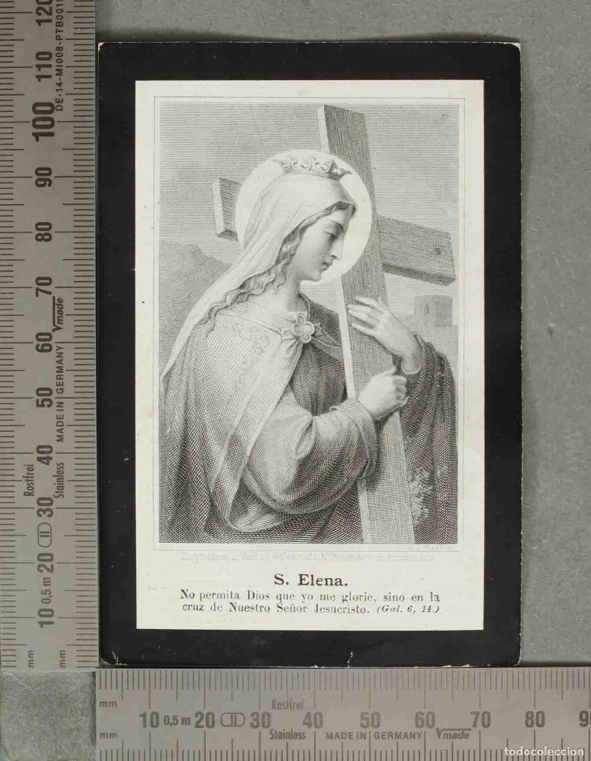Postales: ESQUELA. Santa Elena de la Cruz - HOMBRE. 1897. VALENCIA