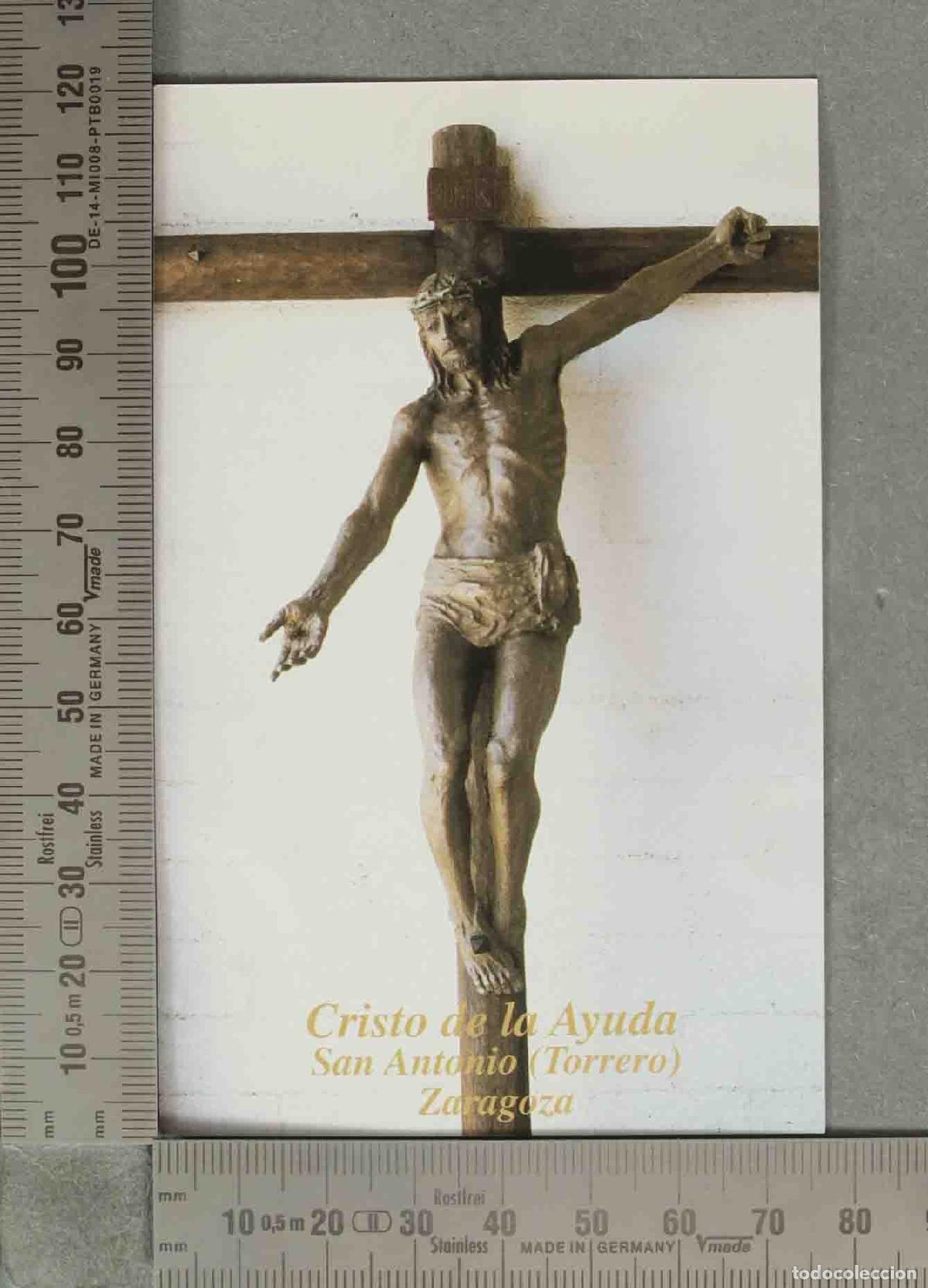 Postales: ESQUELA. Cristo de la Ayuda - San Antonio (Torrero) Zaragoza 1999