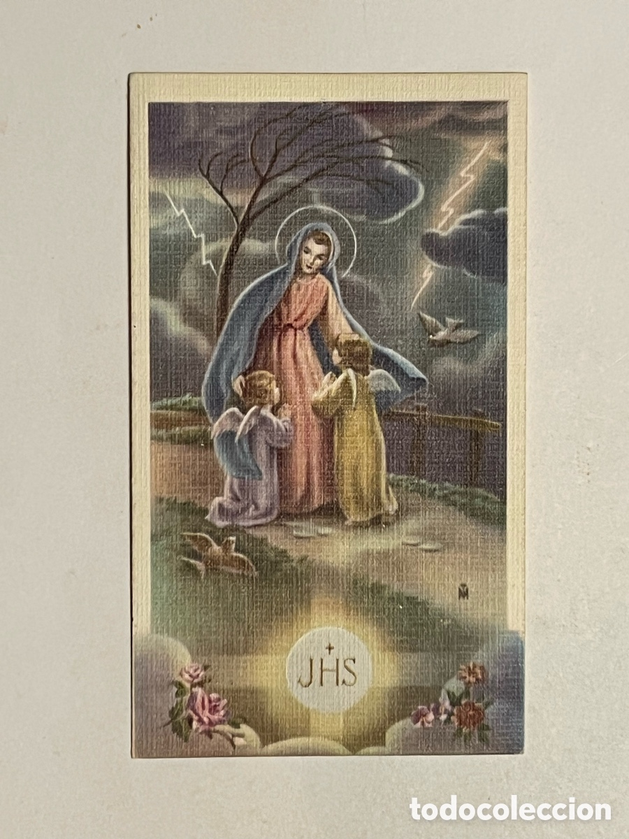 Cartoline: OSET (Valencia) Estampa Primera Comuni&oacute;n. Iglesia Parroquial de la Inmaculada (a.1968)
