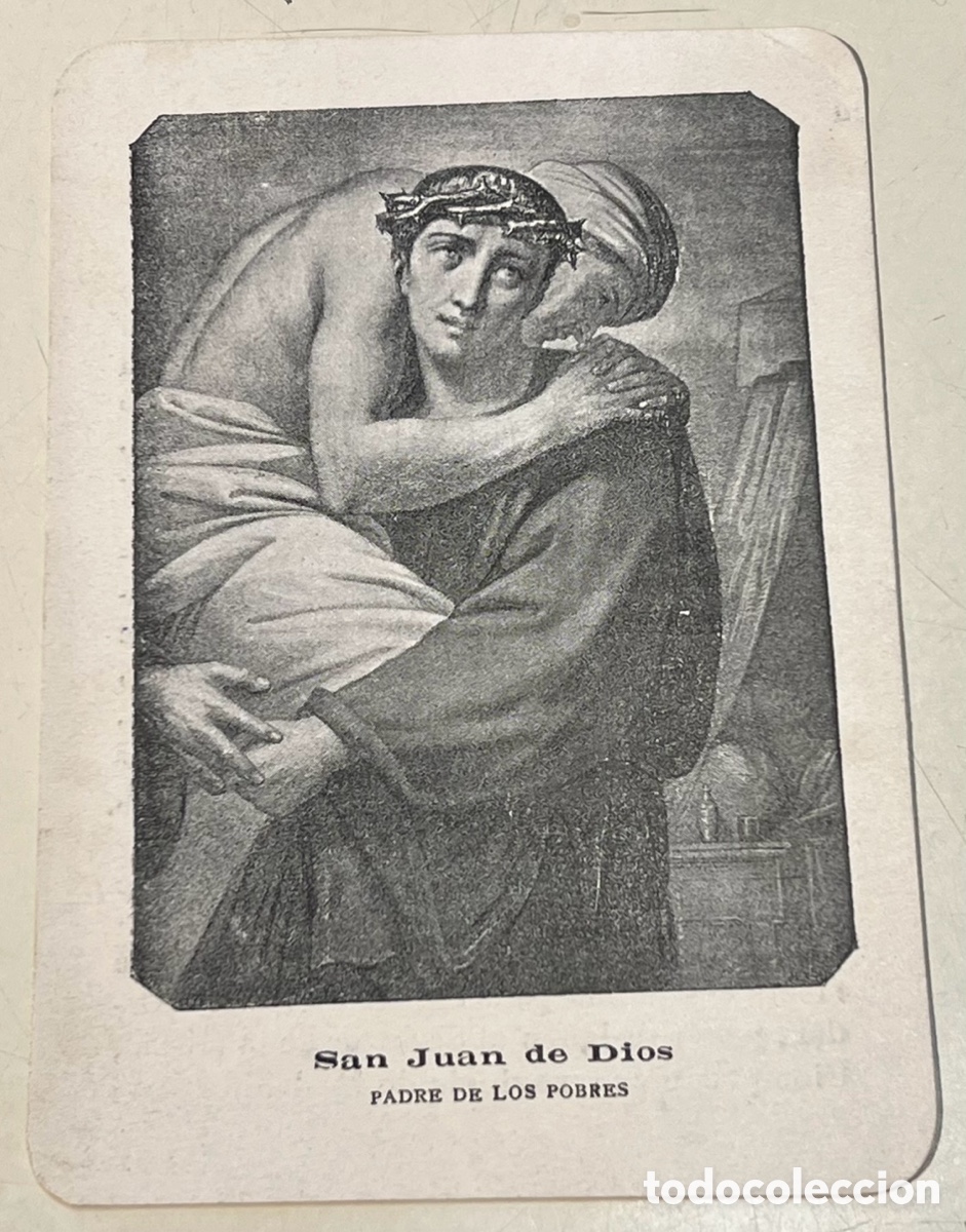 Postales: Estampa Religiosa. SAN Juan de Dios. Padre de los Pobres. Mid-Century.