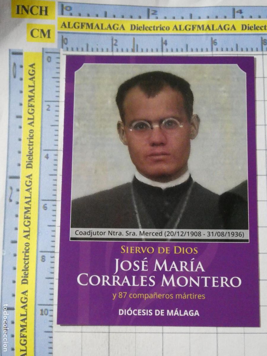 Postales: RECORDATORIO RELIGIOSO SEMANA SANTA. M&Aacute;RTIR GUERRA CIVIL JOS&Eacute; MAR&Iacute;A CORRALES. 39