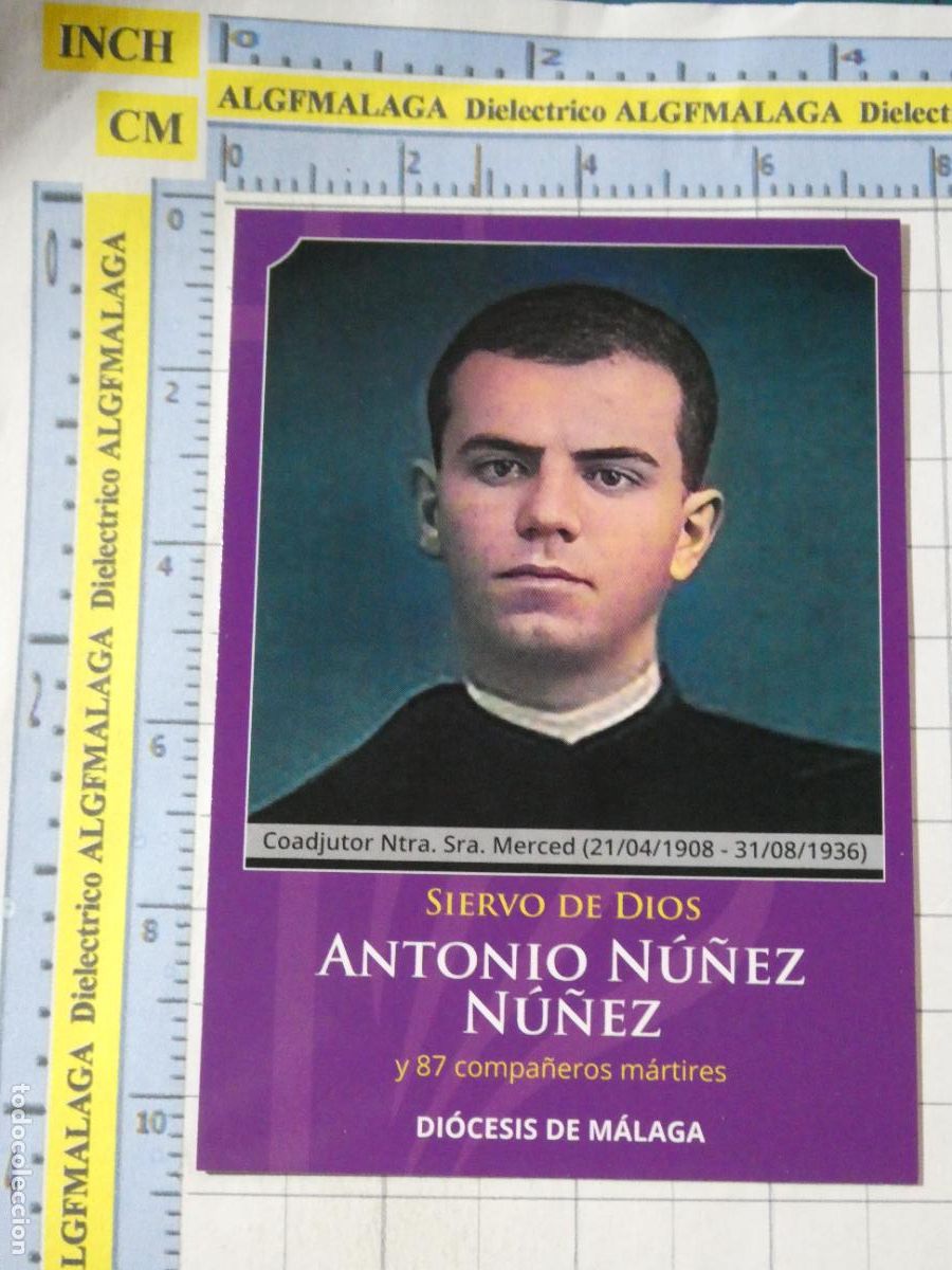 Postales: RECORDATORIO RELIGIOSO SEMANA SANTA. M&Aacute;RTIR GUERRA CIVIL ANTONIO N&Uacute;&Ntilde;EZ. 40