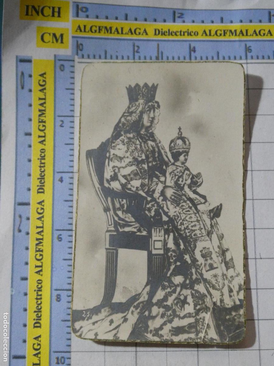 Postales: RECORDATORIO RELIGIOSO SEMANA SANTA. A&Ntilde;OS 30 50. VIRGEN DE LOS REYES DE SEVILLA?. 41