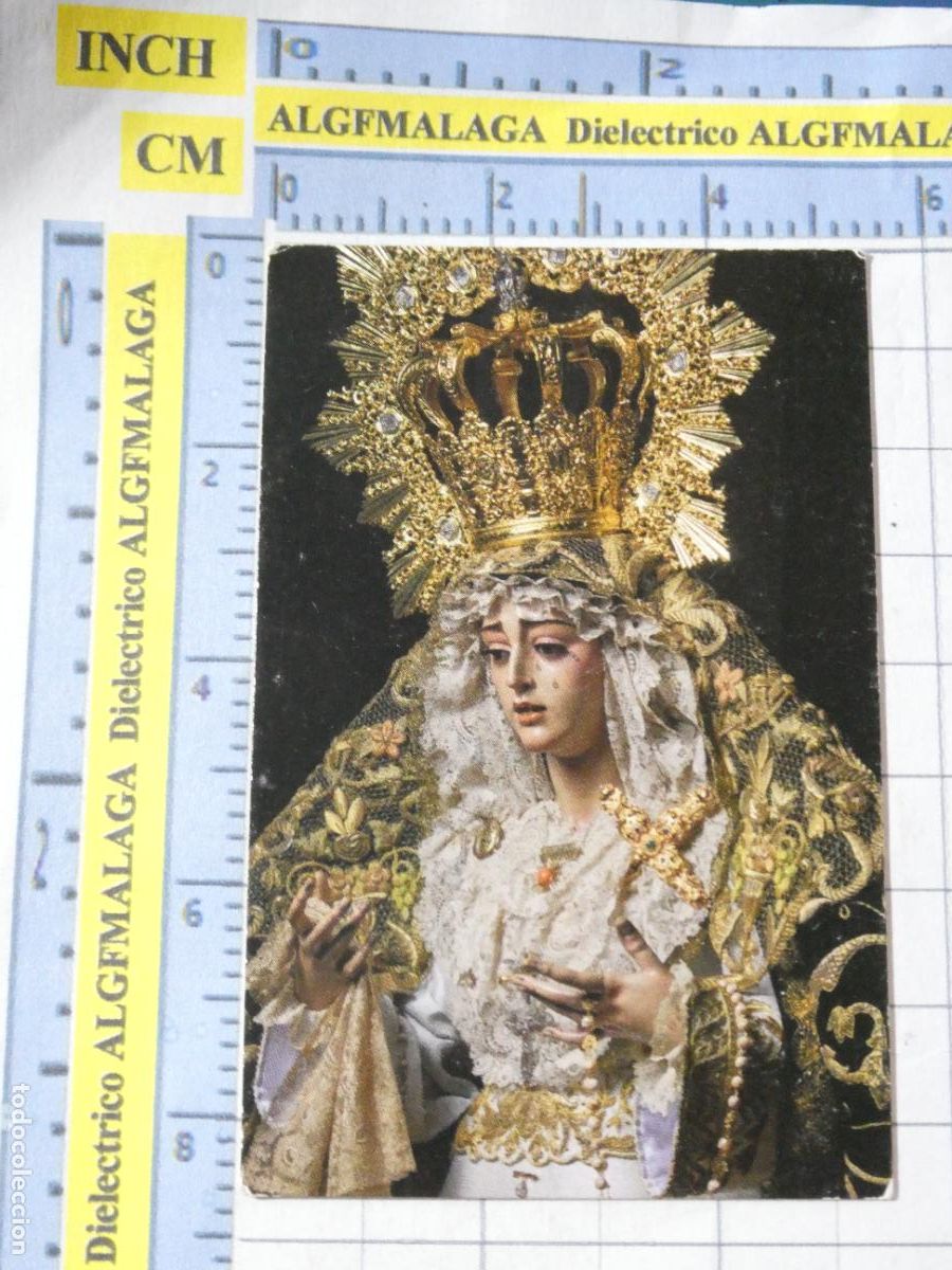 Postales: RECORDATORIO RELIGIOSO SEMANA SANTA. M&Aacute;LAGA 2024 HERMANDAD SACRAMENTAL DE VI&Ntilde;EROS SOLEDAD 54