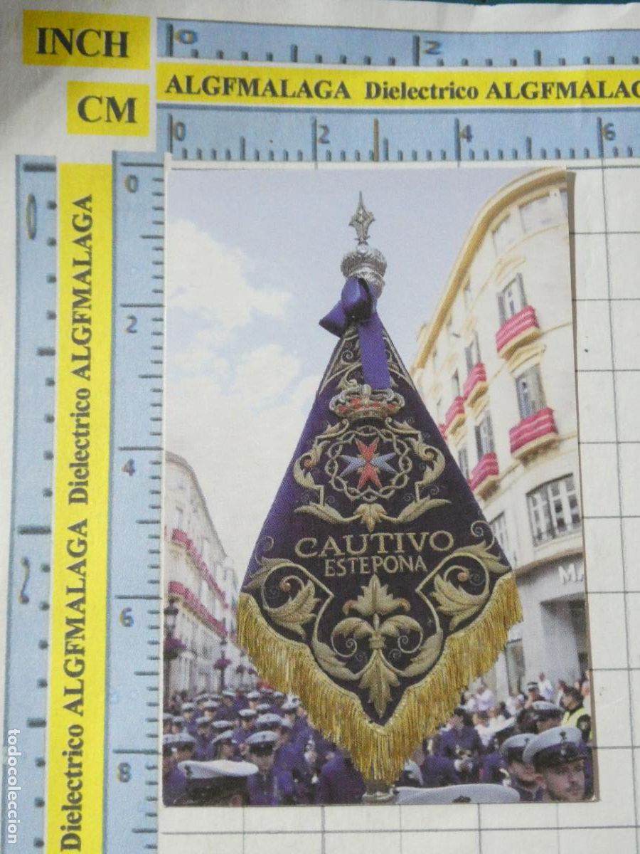 Postales: RECORDATORIO RELIGIOSO SEMANA SANTA. M&Aacute;LAGA ESTEPONA 2026 ESTANDARTE CAUTIVO 57