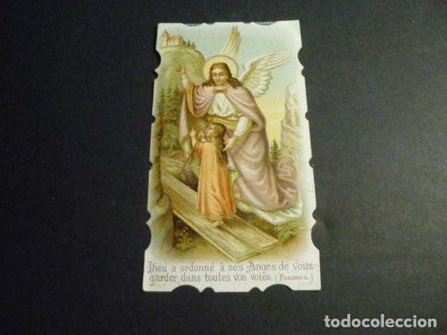 Postcards: ANGEL DE LA GUARDA ANTIGUA ESTAMPA CROMOLITOGRAFICA