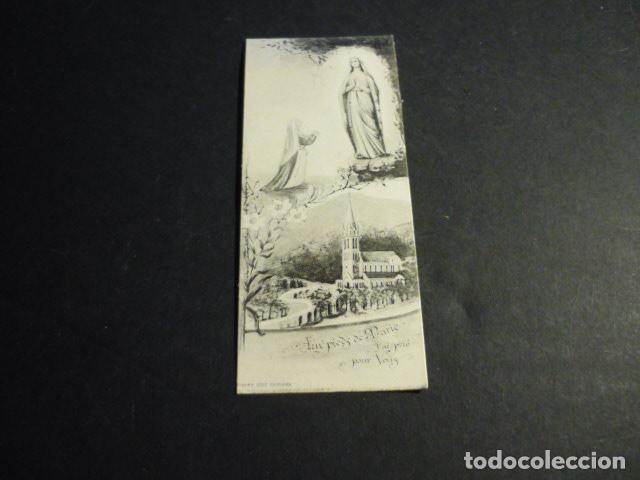 Postkarten: NUESTRA SE&Ntilde;ORA DE LOURDES ANTIGUA ESTAMPA