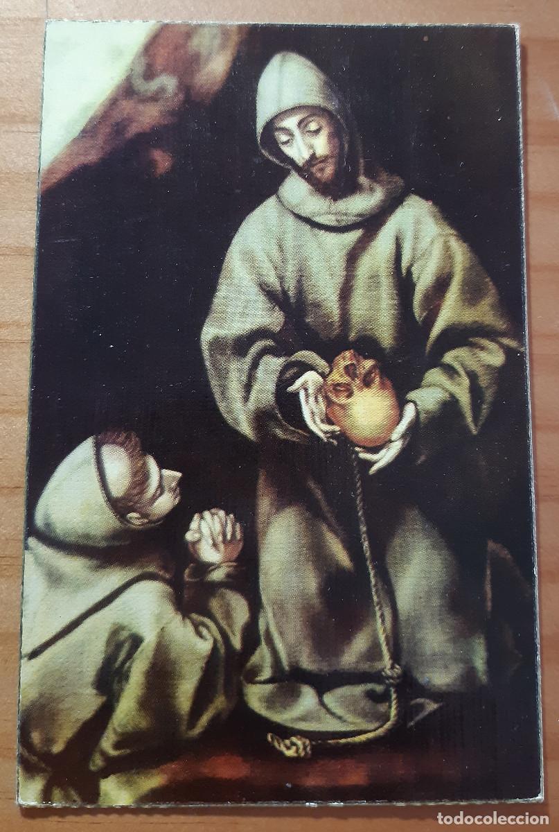 Cartoline: POSTAL - SAN FRANCISCO DE ASIS - GRECO-MUSEO DEL PRADO - 14 X 9 CMS. - PERFECTO ESTADO