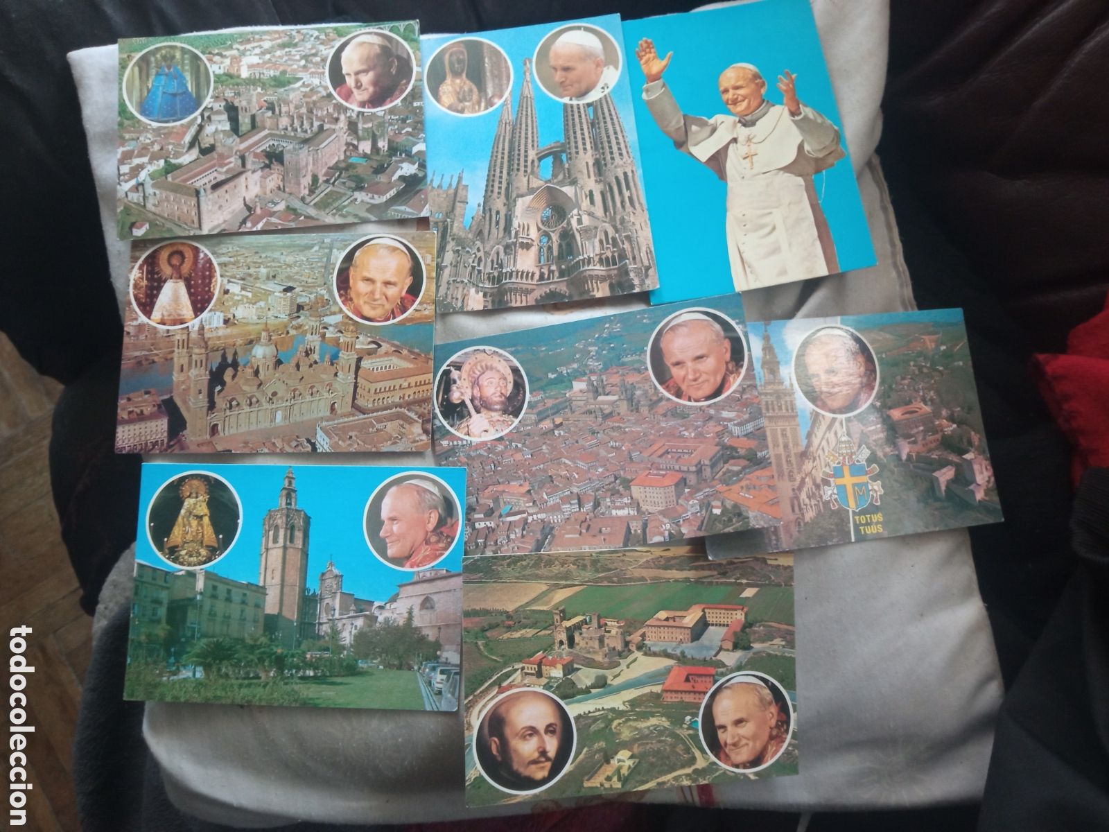 Postales: 8 postales de la visita del Papa Juan Pablo II a Espa&ntilde;a en 1982
