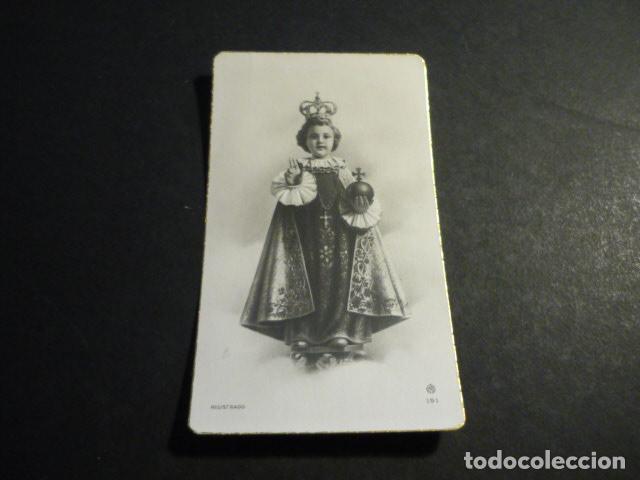 Cartoline: NI&Ntilde;O JESUS DE PRAGA ANTIGUA ESTAMPA
