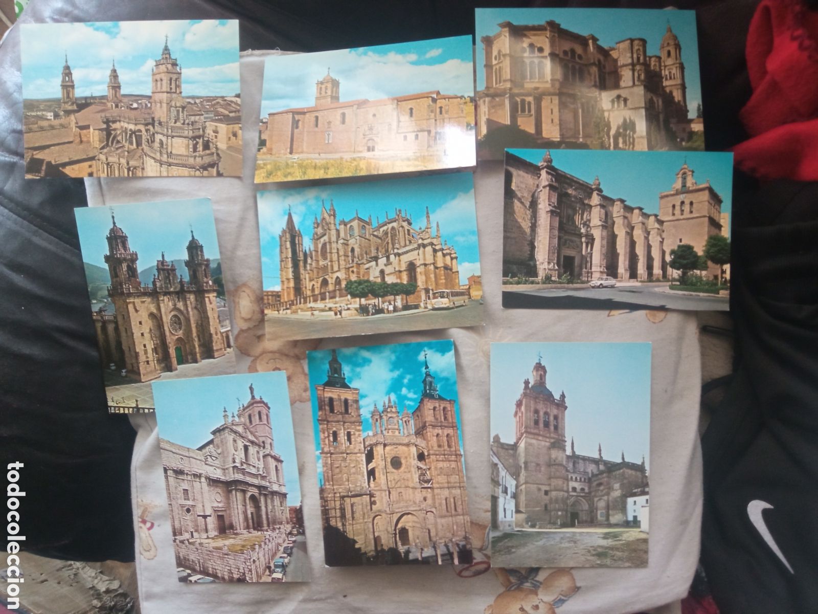 Postales: 9 Antiguas postales fotogr&aacute;ficas de Catedrales de Espa&ntilde;a