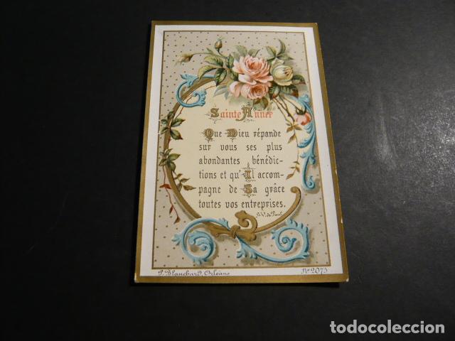 Postcards: SANTO A&Ntilde;O ANTIGUA ESTAMPA CROMOLITOGRAFICA