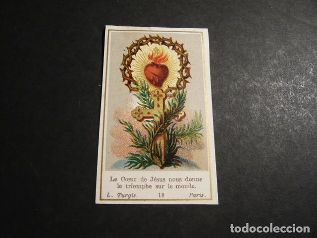 Postais: SAGRADO CORAZON ANTIGUA ESTAMPA CROMOLITOGRAFICA