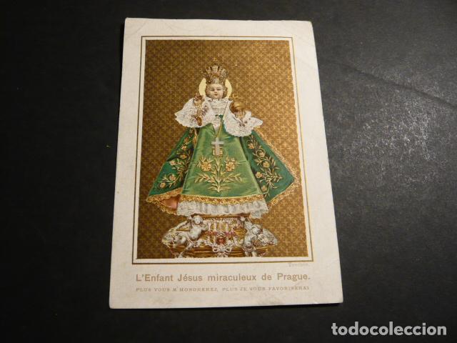 Cartoline: NI&Ntilde;O JESUS DE PRAGA ANTIGUA ESTAMPA