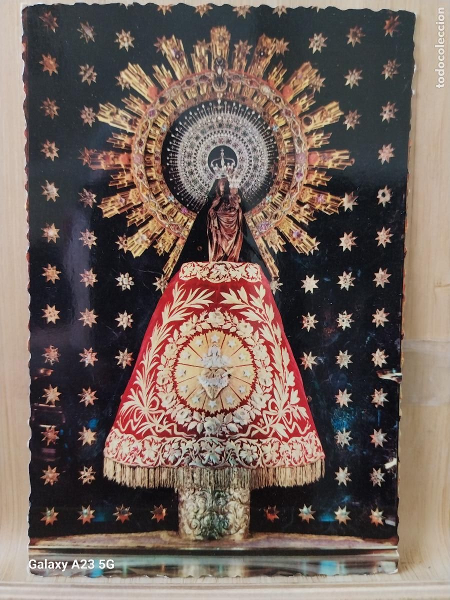Postales: VIRGEN PILAR ZARAGOZA ED GARRABELLA 714 ESCRITA A&Ntilde;O 1962
