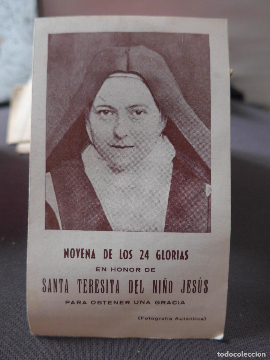 Postales: NOVENA DE LOS 24 GLORIAS EN HONOR DE SANTA TERESITA DEL NI&Ntilde;O JESUS