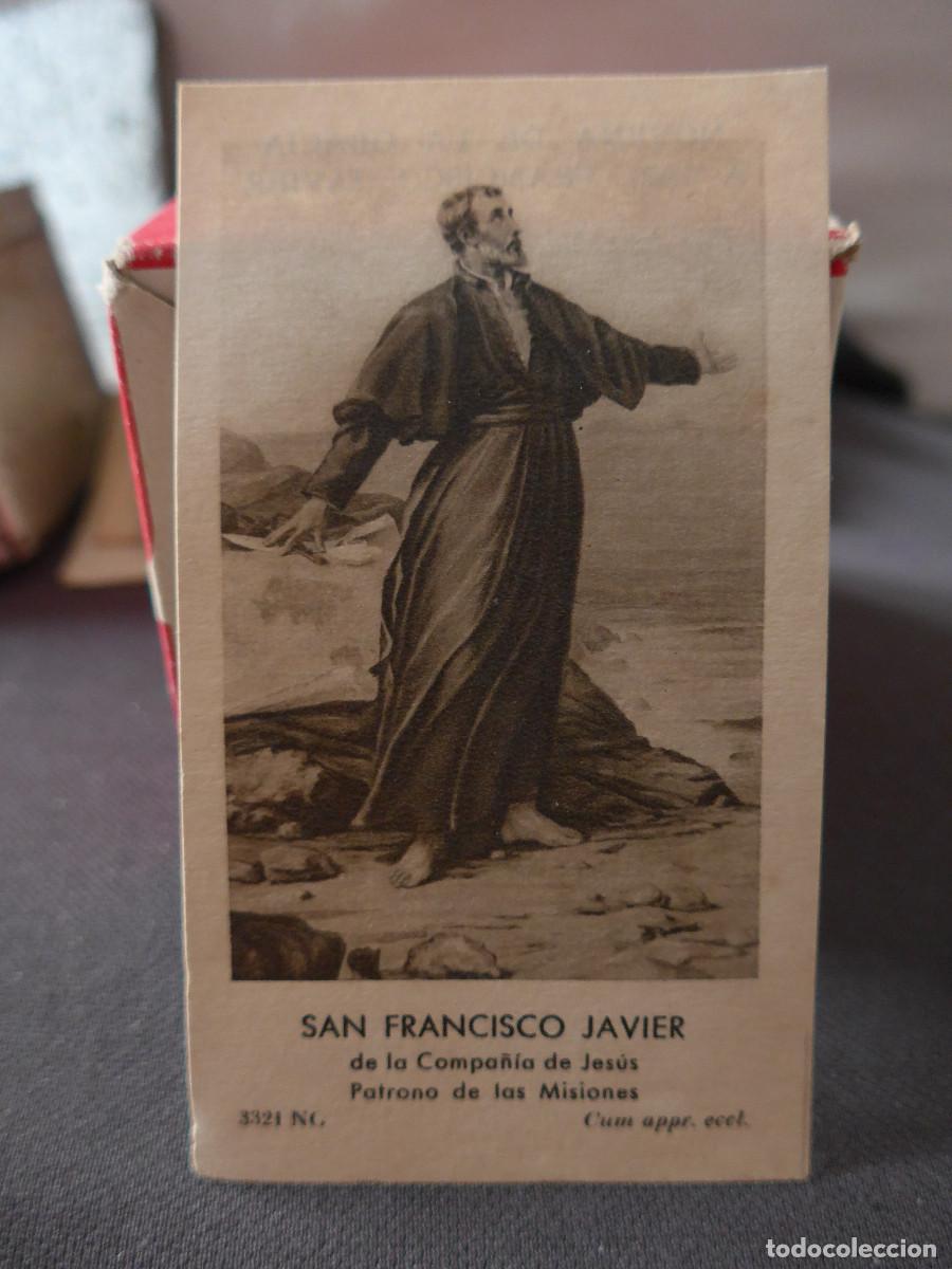 Postales: ESTAMPA RECORDATORIO ORACION DE LA NOVENA A SAN FRANCISCO JAVIER