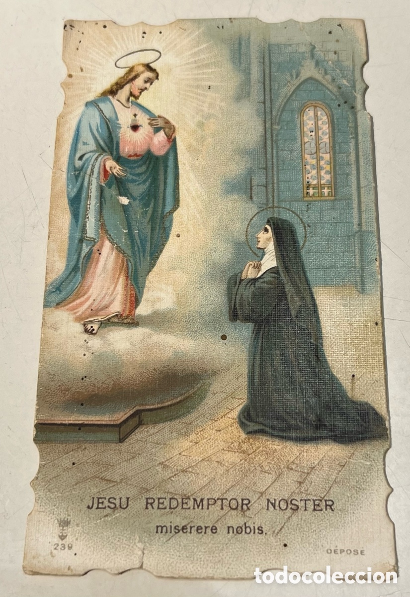 Postales: Estampa Religiosa. Jesu Redemptor Noster. Circa 1900.