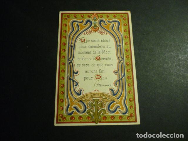 Cartoline: TEXTO DE SAN BERNARDO ANTIGUA ESTAMPA CROMOLITOGRAFICA