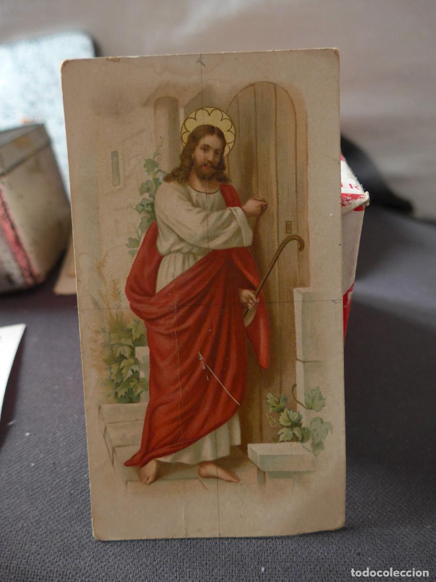Postales: ESTAMPA RECORDATORIO DEL SAGRADO CORAZON DE JESUS