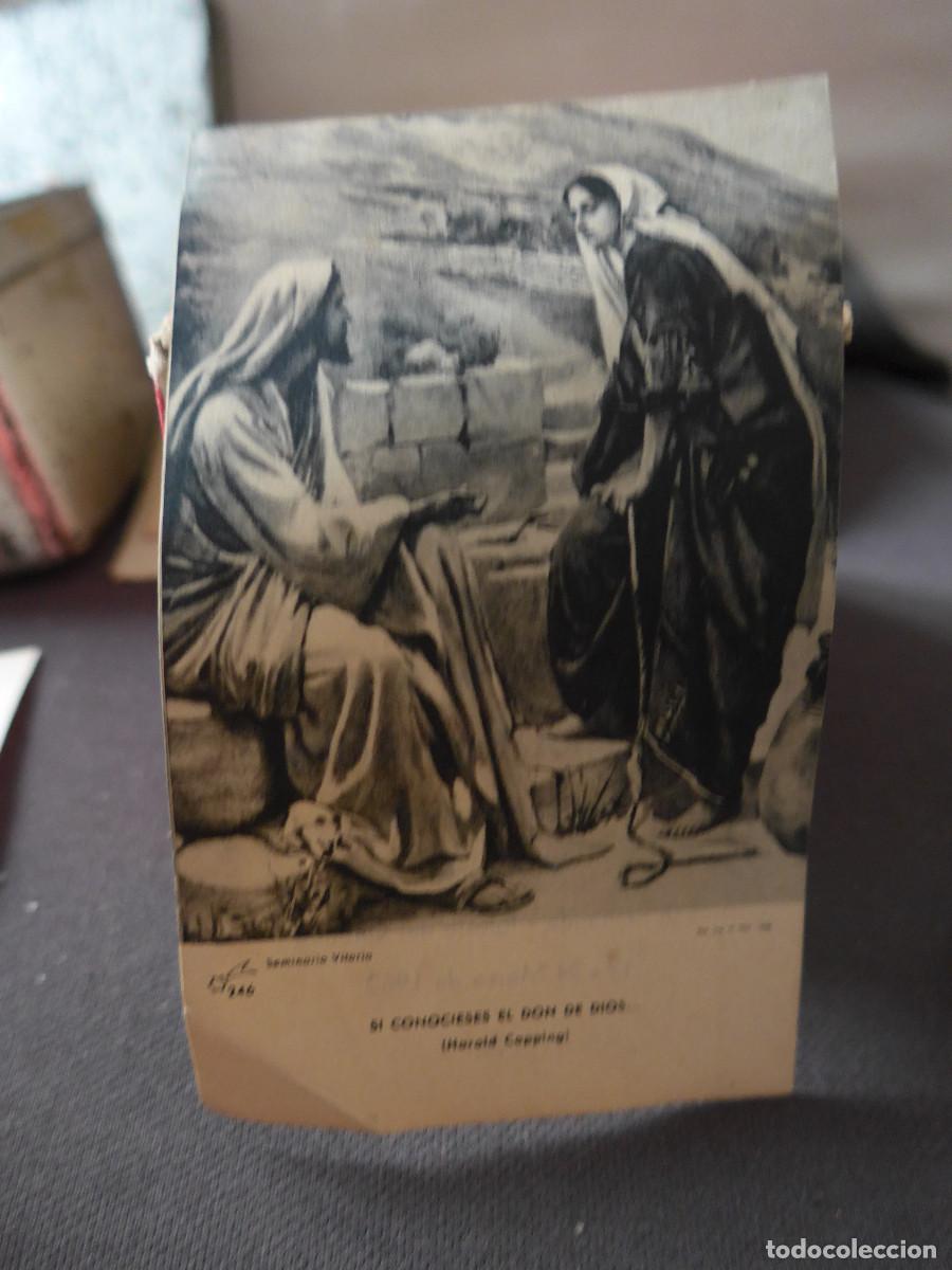 Postales: ESTAMPA RECORDATORIO DE MIS EJERCICIOS ESPIRITUALES SAN FERNANDO 1962