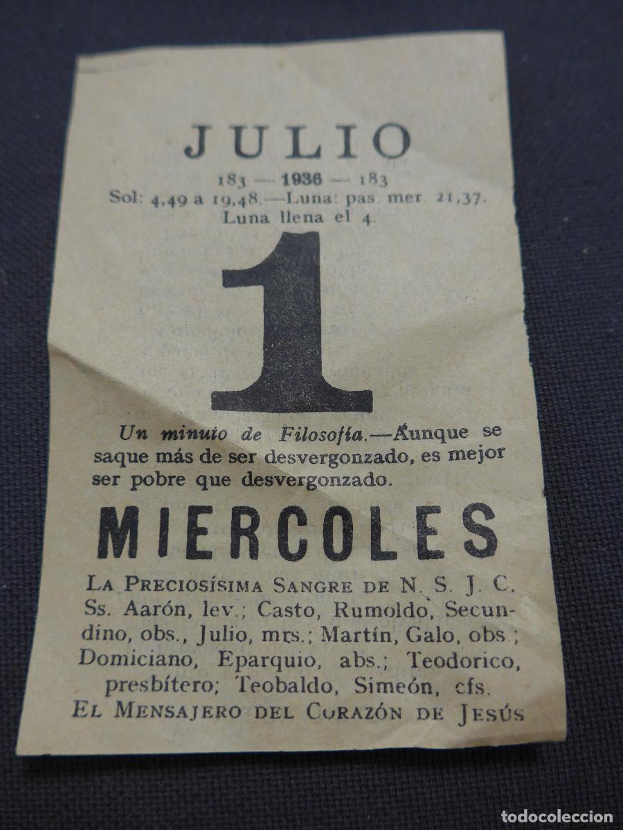 Postales: ORACION ESPERANZAS DEL 1 DE JULIO DE 1936