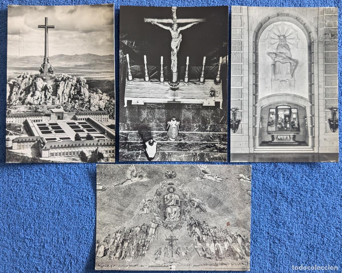 Postales: Lote de 4 postales de Santa Cruz del valle de los caidos - Ediciones FISA