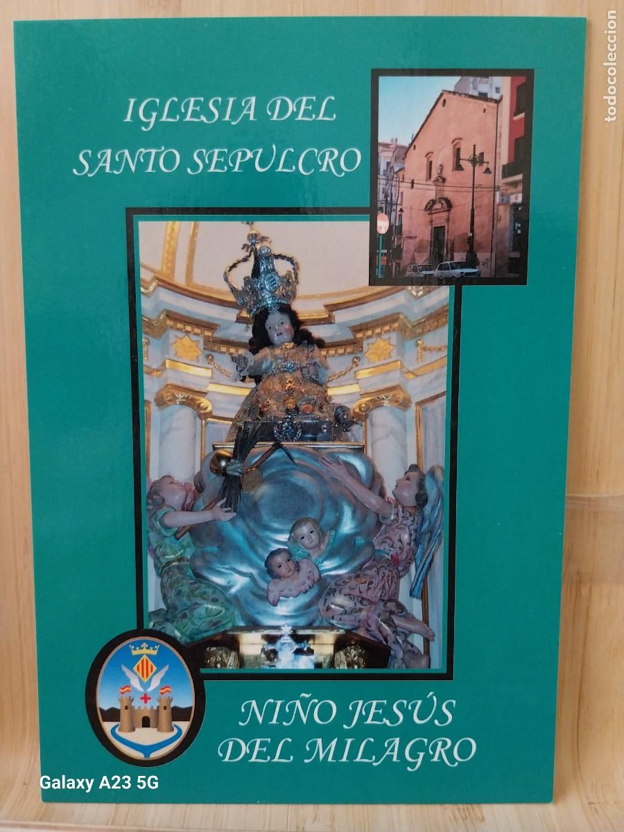 Postales: NI&Ntilde;O JESUS DEL MILAGRO SANTO SEPULCRO ALCOY ED MIR&Oacute; 13 SC ORIGINAL
