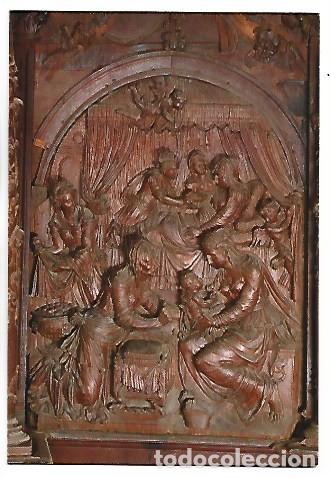Postales: DETALLE DEL RETABLO MAYOR, NACIMIENTO DE CRISTO.- CONCATEDRAL DE STA. MARIA.- CACERES