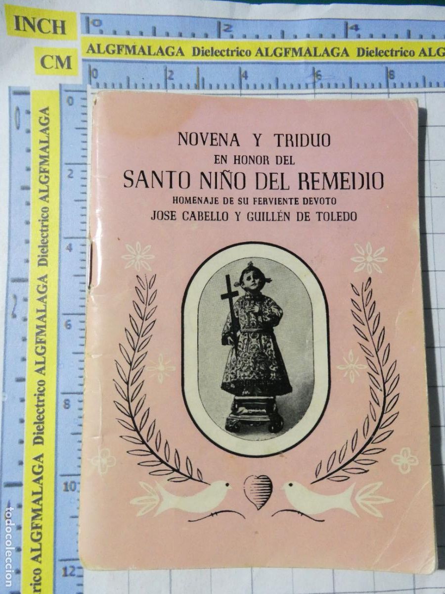 Postales: RECORDATORIO RELIGIOSO SEMANA SANTA. LIBRETO NOVENA TRIDUO SANTO NI&Ntilde;O DEL REMEDIO 1920. A408