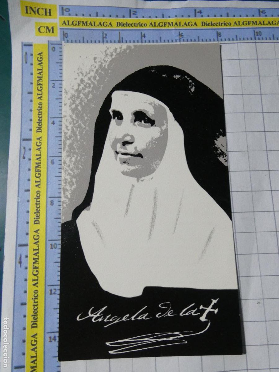 Postales: RECORDATORIO RELIGIOSO SEMANA SANTA. MARCAP&Aacute;GINAS BEATA ANGELA DE LA CRUZ.