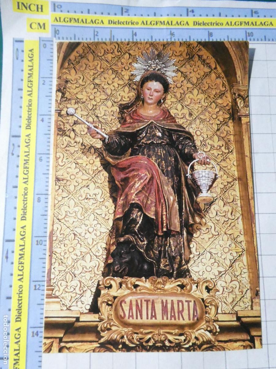 Postales: RECORDATORIO RELIGIOSO SEMANA SANTA. LOS NUEVE MARTES DE SANTA MARTA. 1666