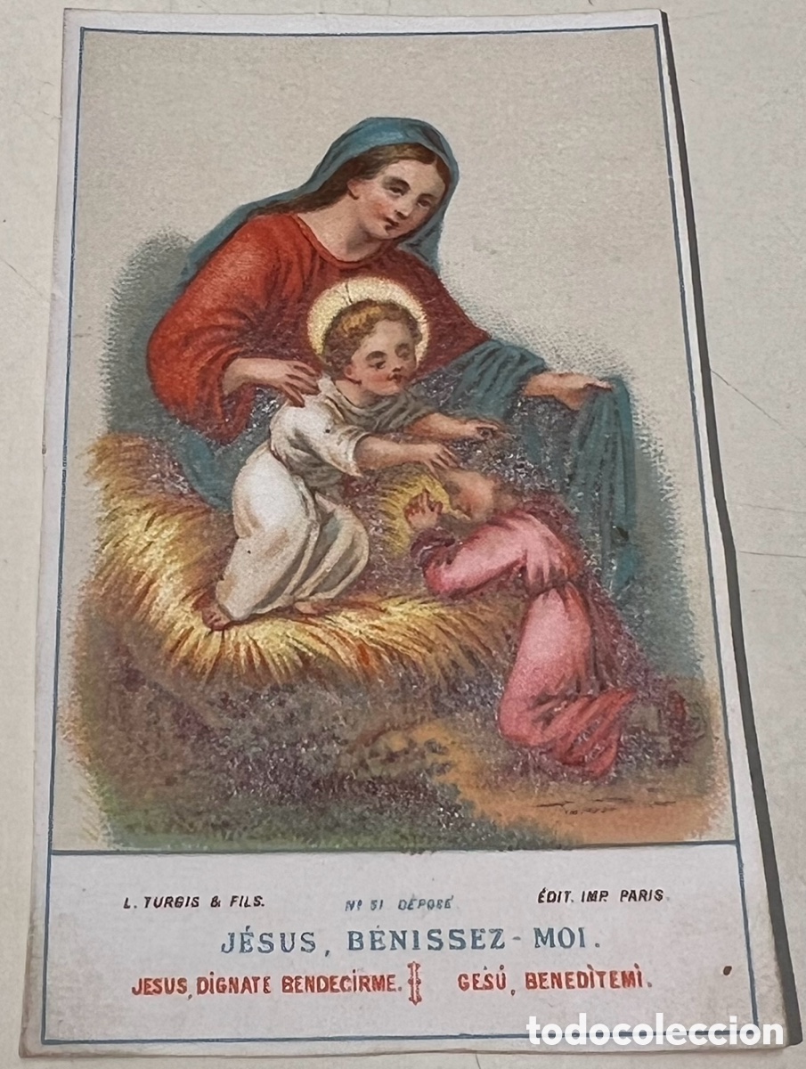 Postales: Estampa Religiosa. Jes&uacute;s, Benissez-Moi. Mid-Century.