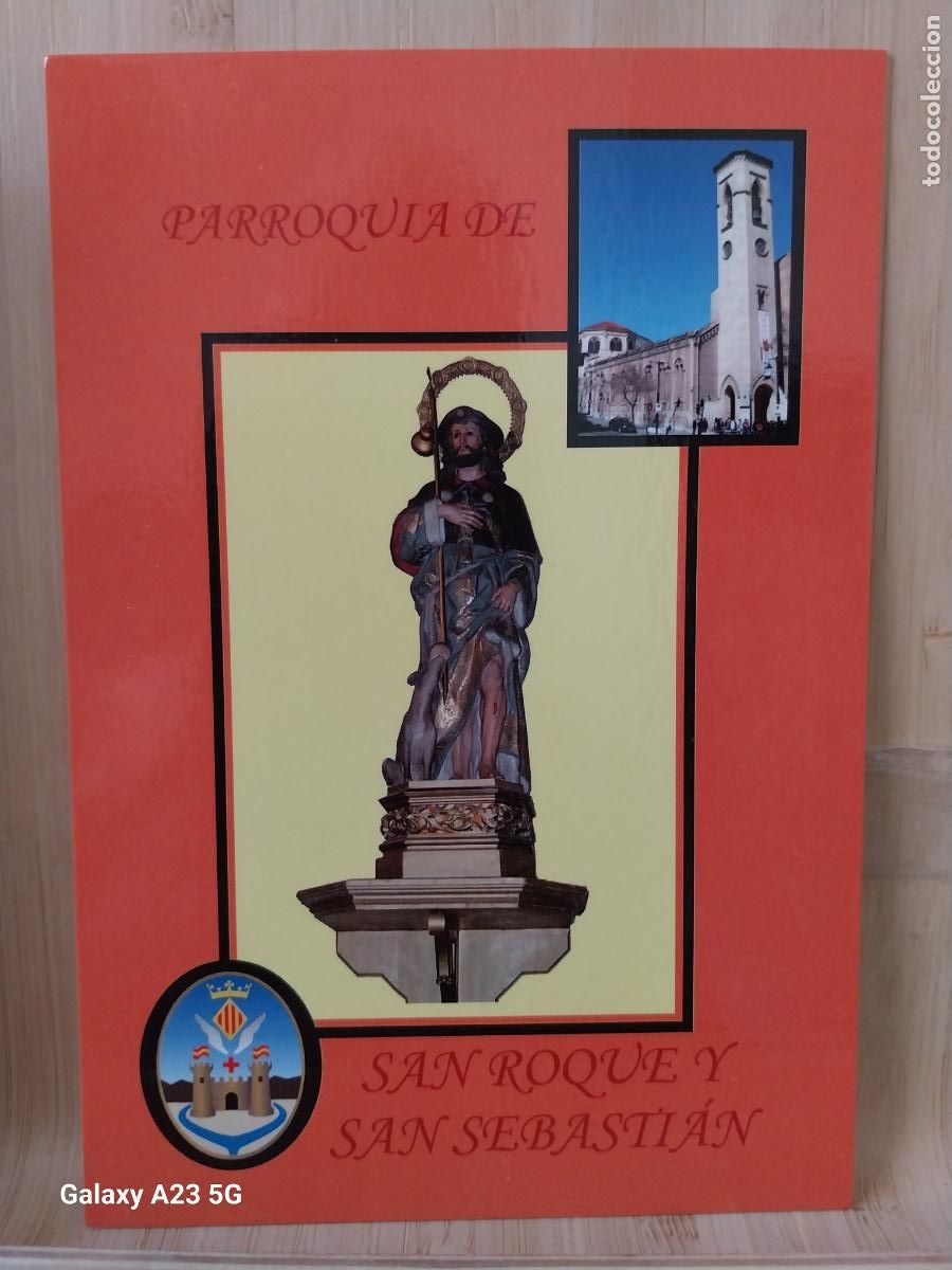 Postales: ALCOY SAN ROQUE Y SAN SEBASTIAN PARROQUIA 3 SC ORIGINAL